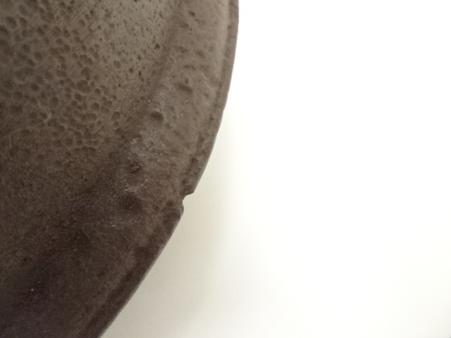  金森紹栄造　唐銅風炉釜（共箱）